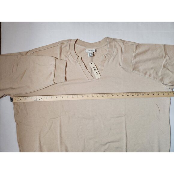 Ariat Unwind Sweatshirt French Terry Tannin Women's size 3X - Picture 5 of 8